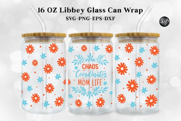 Chaos Coordinator Mom Life Can Wrap SVG