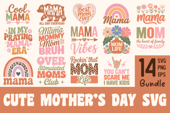 Cute Mother’s Day SVG Bundle: A Stylish Embroidery Choice