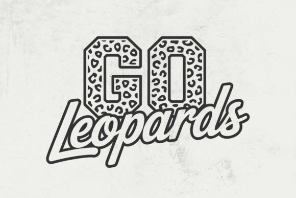 Go Leopards Svg: A Bold Embroidery Design for Sports Fans