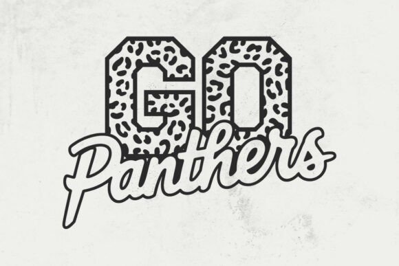 Go Panthers Leopard: A Roaring Embroidery Design