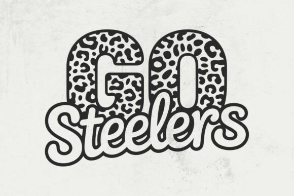 Go Steelers Leopard Svg: A Bold Embroidery Choice