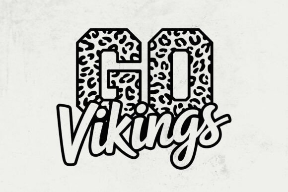 Go Vikings Leopard Svg: A Bold Embroidery Choice