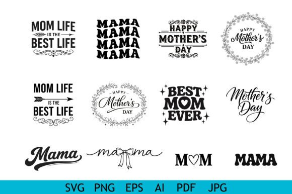 Mom Life Mother's Day SVG Bundle Set Review