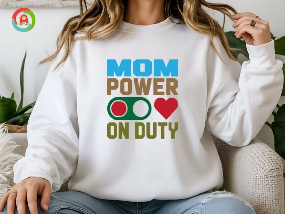 Mom Power on Duty SVG: A Versatile Embroidery Design