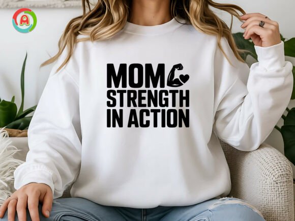 Mom Strength in Action Svg: A Versatile Embroidery Design
