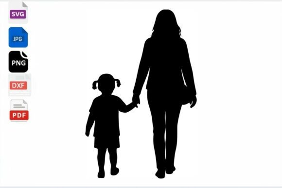 Review: Mom and Daughter Silhouette SVG