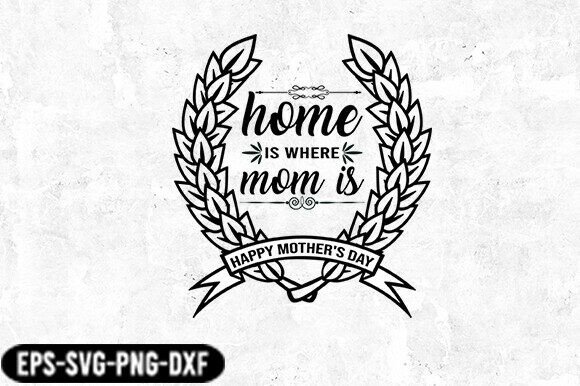 Reviewing Home is Where Mom is Badge SVG
