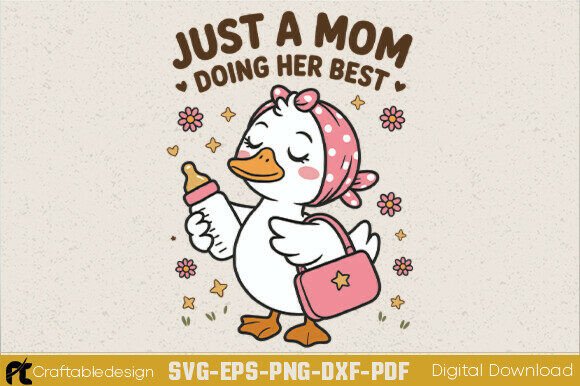 Reviewing Just a Mom Doing Her Best SVG