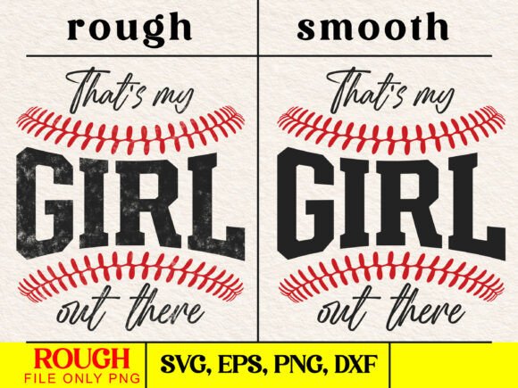 That's My Girl Baseball SVG PNG Design